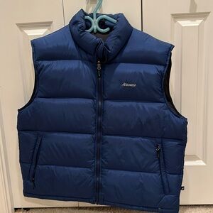 Mens XL EMS (eastern mountain sports) blue goose vest